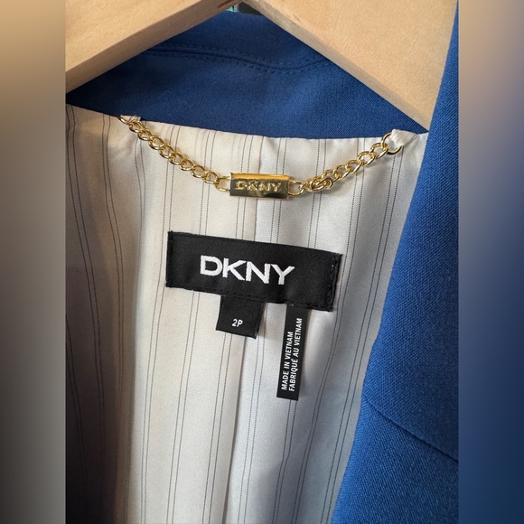 DKNY Womens Petites Lined Business Open-Front Blazer - Picture 9 of 11